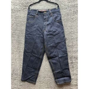 Vintage Y2k Loco Streetgear High Rise Baggy Denim Jeans Indigo Mens Size 34 x 31